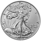 2021 American Silver Eagle Type 2 BU 1oz .999 Silver Coin