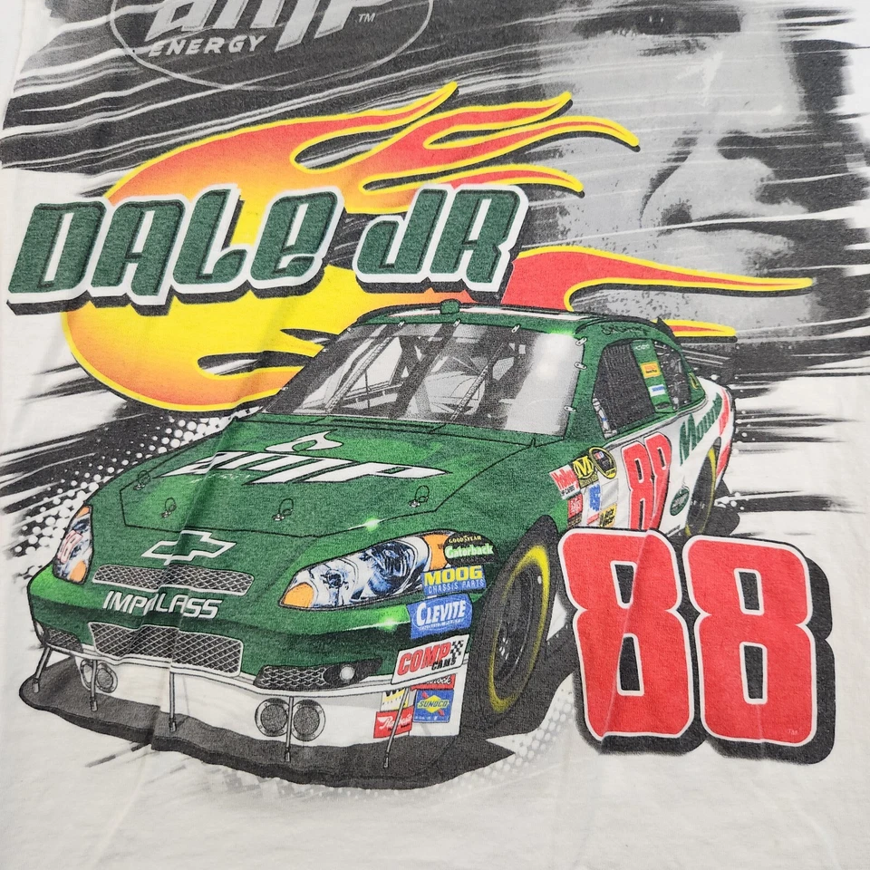 Camisa Y2K Dale Earnhardt JR Niño Juvenil Mediana AMP Energy AOP NASCAR #88 Carreras Foto 2 de 4