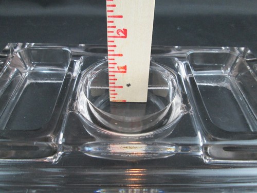 Antikes Sengbusch No 310 Glas Tintenfass mit 3 Stifthaltern - Bild 3 von 6