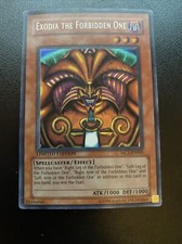 Yugioh Exodia The Forbidden One MC1-EN001 Secret Rare Damage on back
