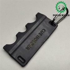 Portable Black Pool Cue Holder Holds 3 Cues Rubber Holder Billiard Cues Snooker