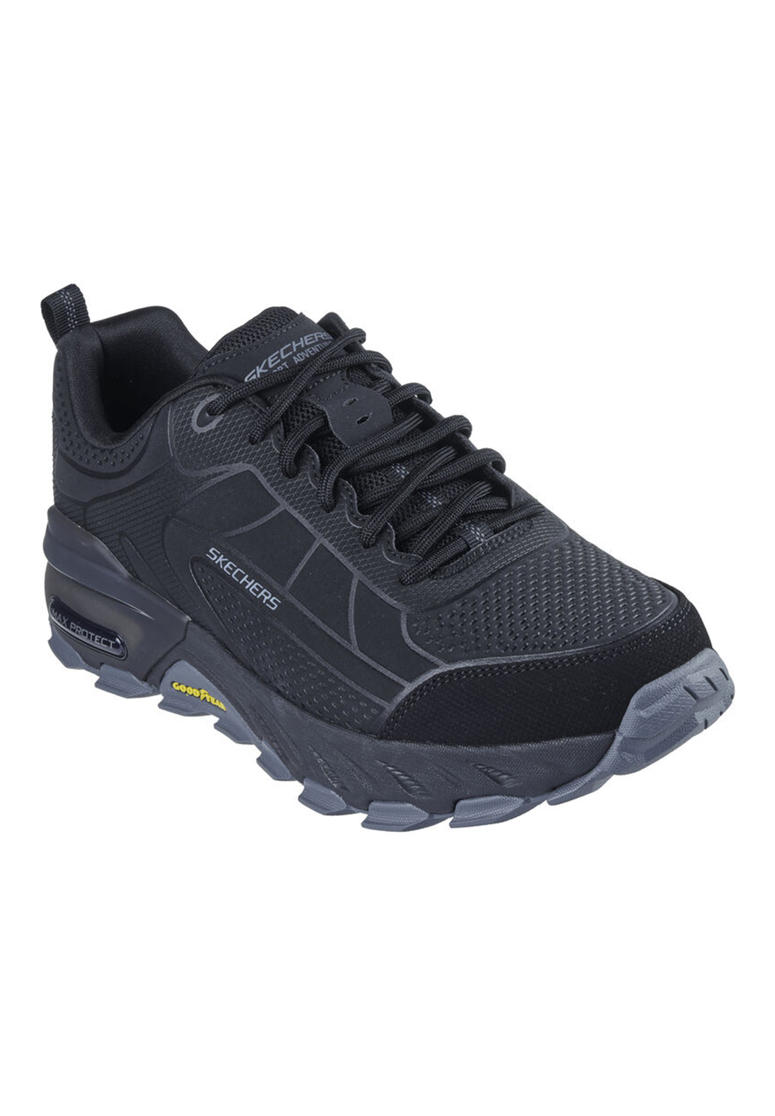 Skechers Hombre MAX PROTECT IRONGAURD Trekking Outdoor 237672/BKCC Negro