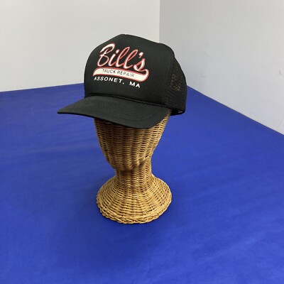 Bills Truck Repair Snap Back Trucker Hat Black