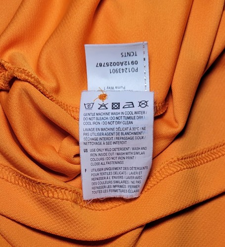 Polo Puma Sport LifeStyle uomo manica corta arancione taglia large - Foto 5 di 14