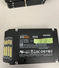 ((LOT OF 4)) Samsung 500GB, Internal, 2.5"Hard Drive : MZ-77E500 USED