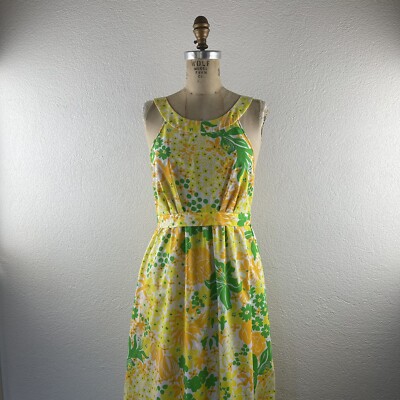Vintage l 60s S Lilly Pulitzer Bold Colorful Floral Empire Waist Mod Maxi  Dress | eBay