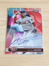 RAFAEL DEVERS 2020 BOWMAN'S BEST OF 2020 AUTOGRAPH SP #01/10 BOSTON RED SOX