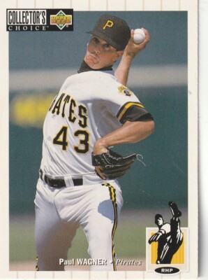 FREE SHIPPING-MINT-1994 Upper Deck Collector's Choice Paul Wagner #433 PIRATES