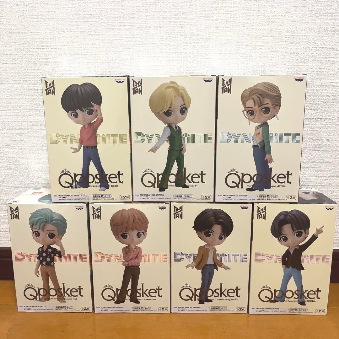 Aカラー/ 7体 BTS Dynamite Qposket フィギュア BTS Dynamite Qposket figure A color all 7 types Banpresto
