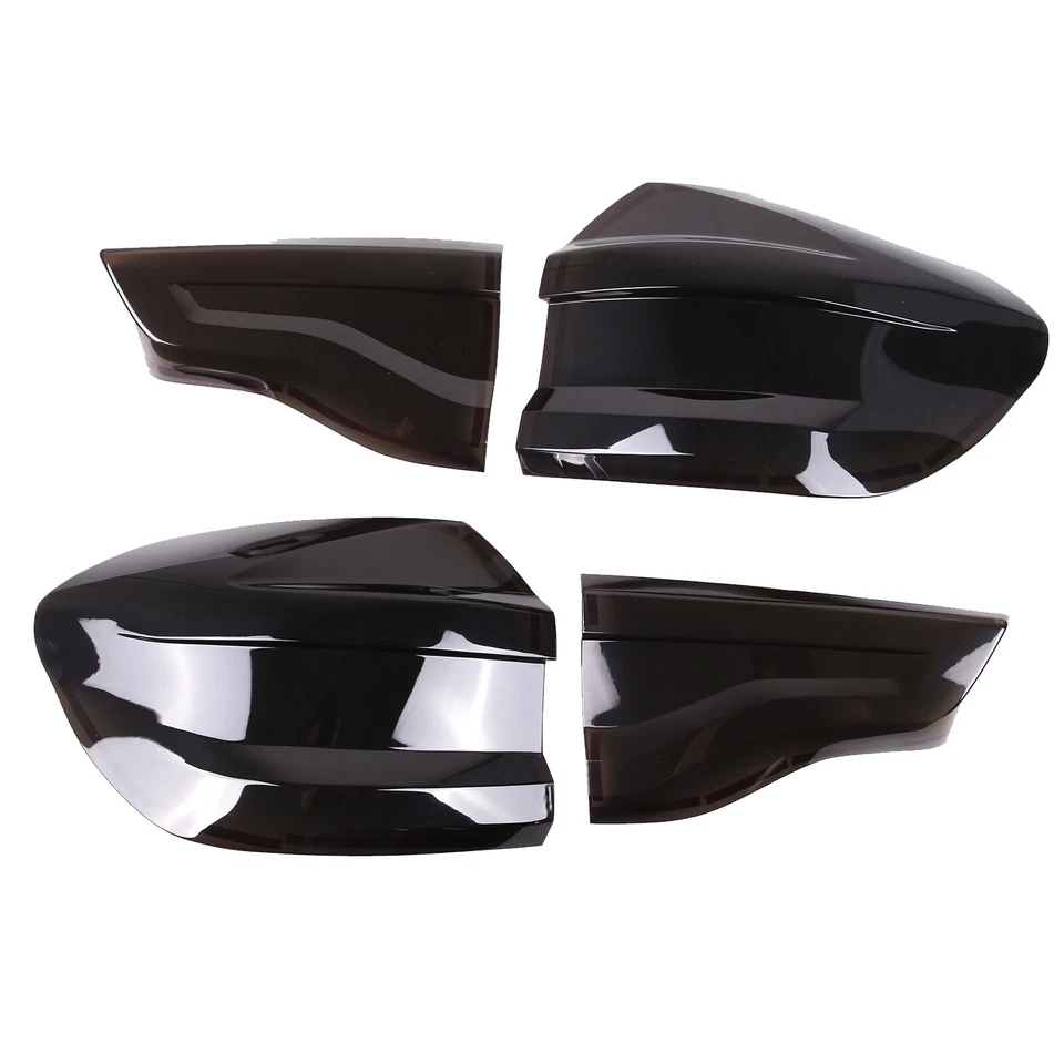 Tampa traseira traseira preta fumê acabamento LED para BMW X3 2018-2021 - Imagem 2 de 4