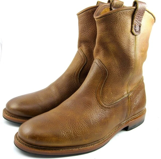 Allen Edmonds "DALLAS" Roper Suede Boots 13 D Cheyenne Brown Leather(575N) - Image 4 of 4