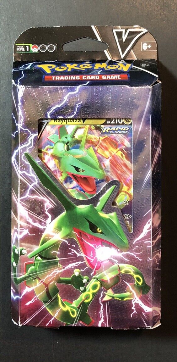  Pokemon TCG: V Battle Deck - Rayquaza : Toys & Games