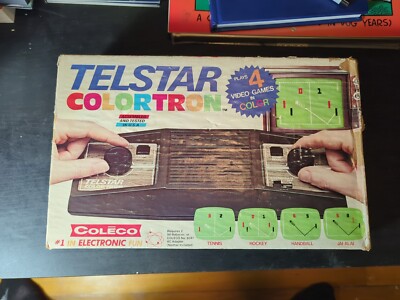 Vintage Coleco Telstar Classic Video game Console with box - Untested