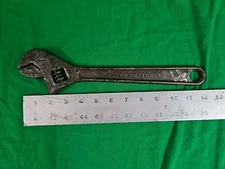 Vintage 12" J-H-Williams & Co Superjustable Adjustable Mechanics Wrench Tool