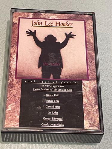 John Lee Hooker - The Healer - Audio Cassette Tape Album - 1989 Blue Rose