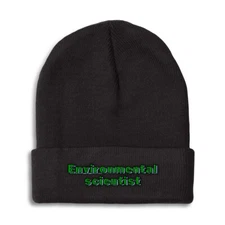 Beanies for Men Environmental Scientist Winter Hats for Women Acrylic Skull Cap
