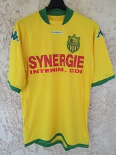 Maillot F.C NANTES 2008 jaune KAPPA football home shirt maglia vintage M