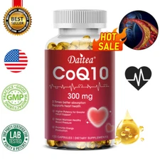 Coenzyme Q10 High Dose 300mg Brain Health And Heart Strength