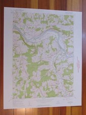 Apalachin New York 1958 Original Vintage USGS Topo Map