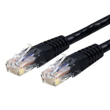 StarTech.com 15ft CAT6 Ethernet Cable - Black CAT 6 Gigabit Ethernet Wire