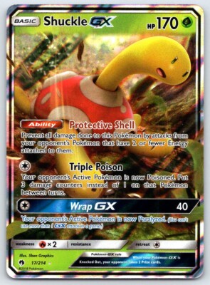 Pokemon Trading Card TCG Shuckle-GX #17 | eBay
