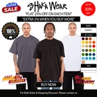 Shaka Wear Adult Max Heavyweight Stylish T Shirt Casual Plain T-Shirt - SHMHSS