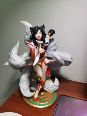 League Of Legends Ahri The Nine-Tailed Fox Figure Statue Model In