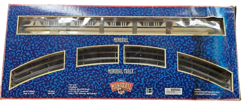 RARE Vintage Disney's Monorail Toy Playset Box Water Damaged See Photos