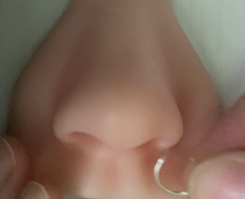 Clip on Fake Nose Piercing Rings, Set of 3 faux Nose Rings, Fake Nose Ring - Video 1 of 1