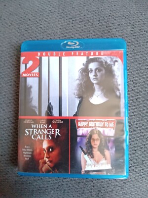 BLU-RAY - When A Stranger Calls / Happy Birthday To Me (Horror Cult Movie Film)