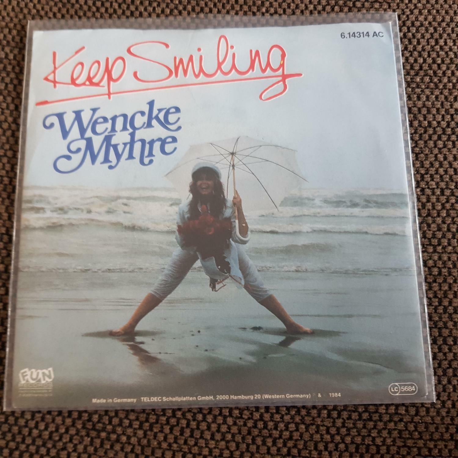 7"" Single Vinyl Wencke Myhre - Keep smiling/ Was wird sein / Al Bano & Romina Po