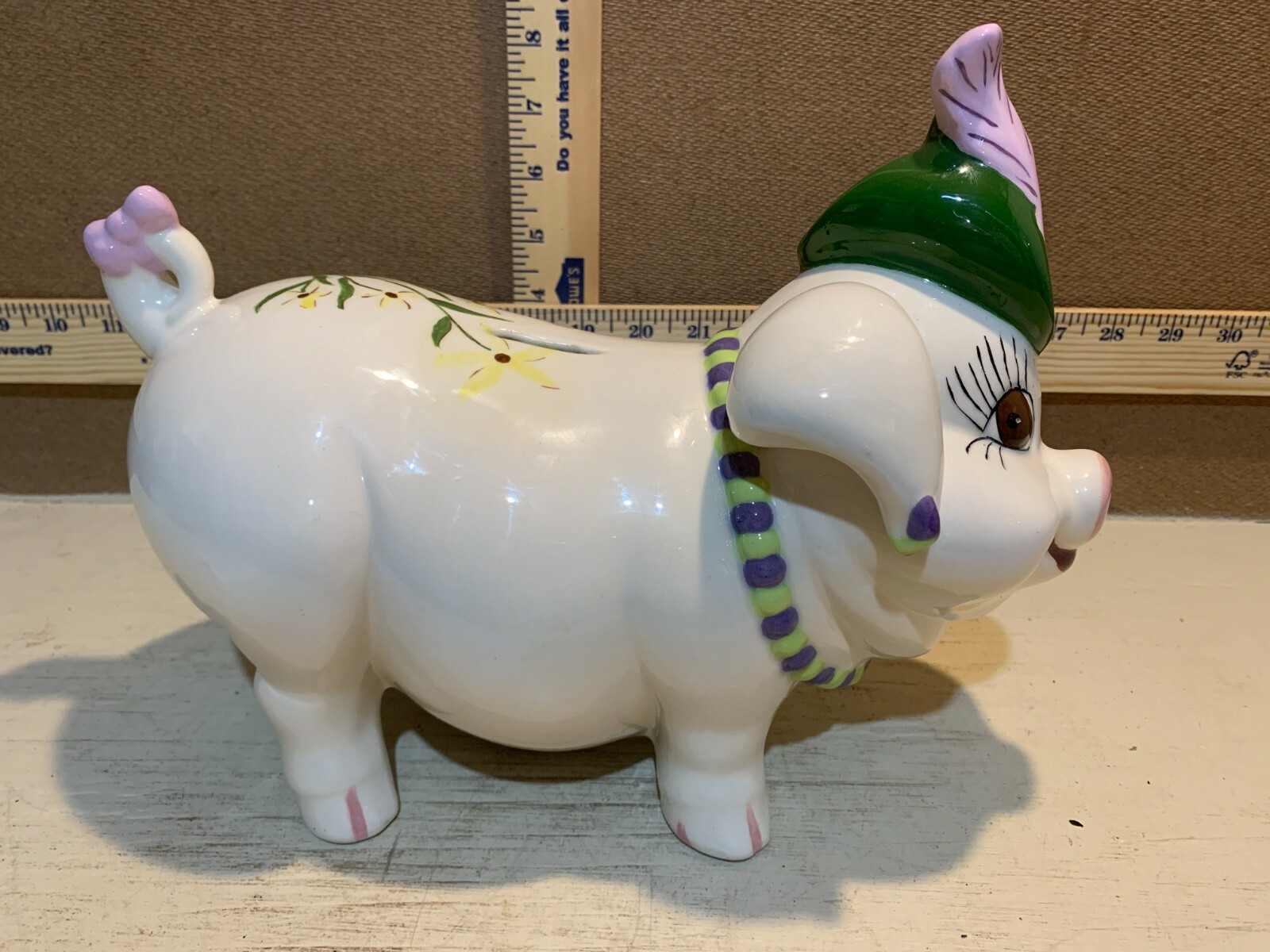 Atlantic Mold Large Vintage Ceramic Piggy Bank eBay