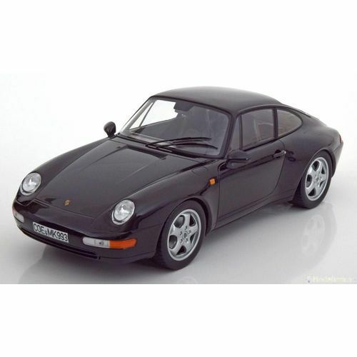 1993 PORSCHE 911 (993) CARRERA COUPE BLACK 1:18 SEALED BODY by NOREV 1,500 MADE - Picture 1 of 9