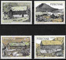 Timbres Féroé 233/236 ** (53535BD) - cote : 12,50 €