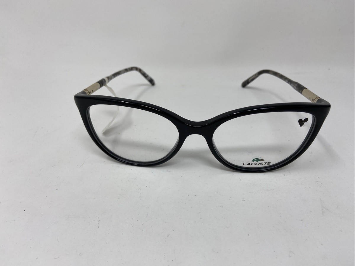 New Lacoste L2911 001 Black Eyeglasses 55/17/135 LACOSTE EYEWEAR L2911 001 BLACK GRAY 55/17/135 FLEX HINGE  main image 3