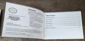 Original Nintendo NES Orb 3D Manual Instruction Booklet *ONLY*