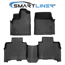SMARTLINER 2 Row Floor Liners 2023-2025 Toyota Sequoia 7 Passenger Models No CC