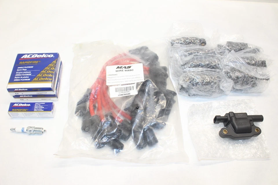 Juego completo de cables de encendido y bobina de bujías Hummer H2 2003-2007 6,0 L Foto 2 de 4