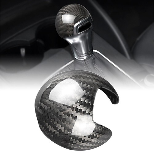 Carbon Fiber Gear Shift Knob Head Cover Trim for Audi A3 S3 2014-2018 2015 16 17