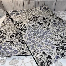 Wild Flower Blue Green 6 Foot Table Runner