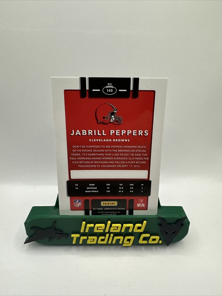 2017 Panini Donruss Optic Jabrill Peppers 140 Cleveland Browns Rookie