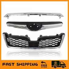 For 2014-2018 Subaru Forester Front Upper Bumper Grille Chrome Assembly Oe Style For 2014-2018 Subaru Forester Front Upper Bumper Grille Chrome Assembly Oe Style