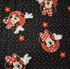 Disney minnie mouse fun fabric length 21 x 11.5 inch 1pc