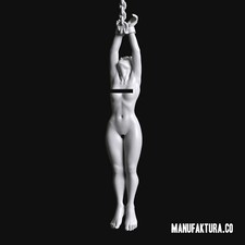 Hanging Slave Girl 147 - 28mm Scale Resin Miniature by Manufaktura Miniatures