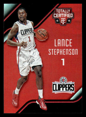 Lance Stephenson 2015-16 Panini Totally Certified Mirror Red #101