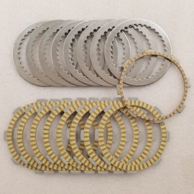 Clutch Friction Steel Plates Kit for Honda VF500 C/F Magna V30 Interceptor 84-86