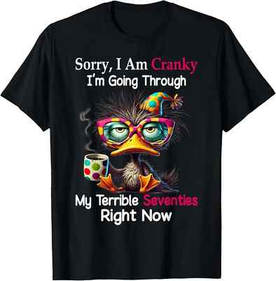 Sorry I Am Cranky I'm Going Through My Terrible Seventies T-Shirt