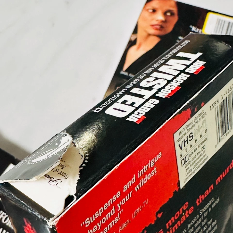 VHS - Lot of 4 Thriller - High Crimes - Disturbance - Twisted - Along Spider - Image 4 of 4