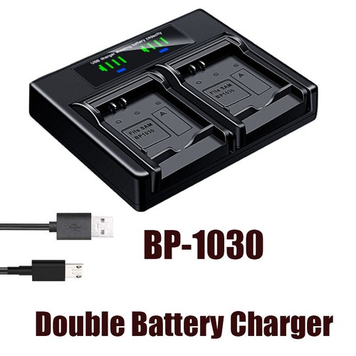 Dual Battery Charger For SAMSUNG BP-1030 BC1030 NX310 NX500 NX1000 NX1100 NX2000 - Picture 1 of 4