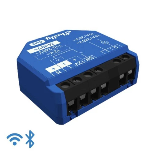 Shelly Plus 1 Gen3, WLAN + Bluetooth Schaltaktor